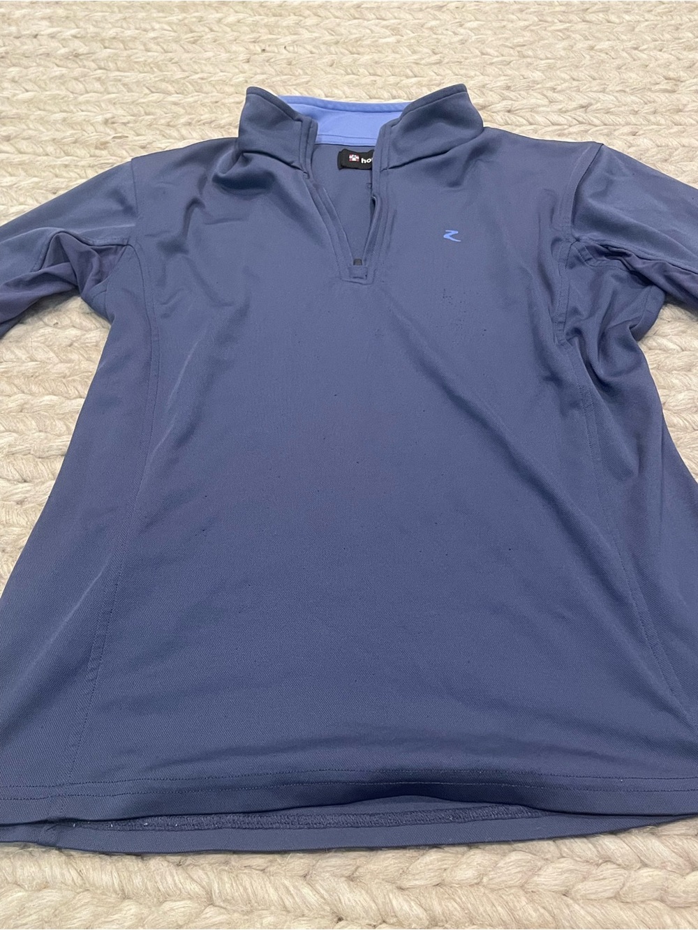 Horze Blue Riding Top